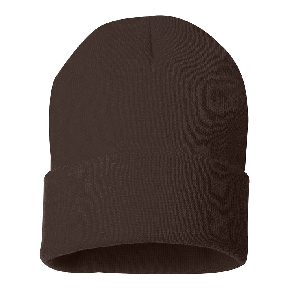 Embroidered Cuff Beanie