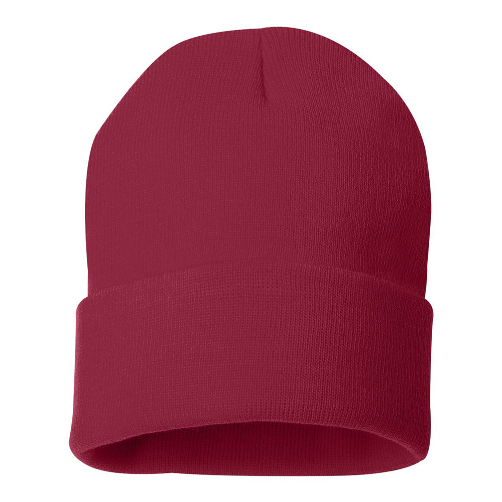 Embroidered Cuff Beanie