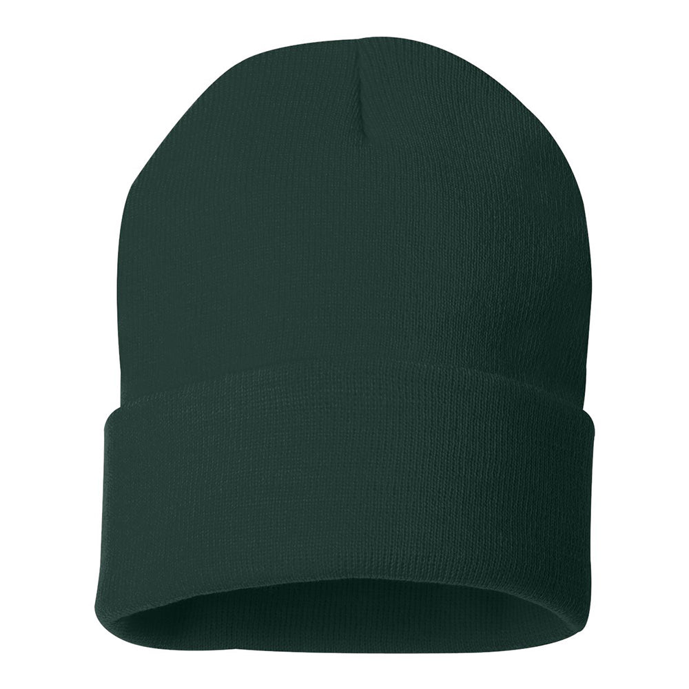 Embroidered Cuff Beanie