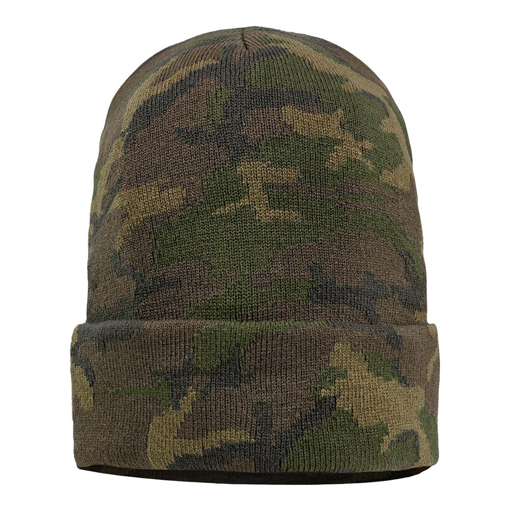 Embroidered Cuff Beanie