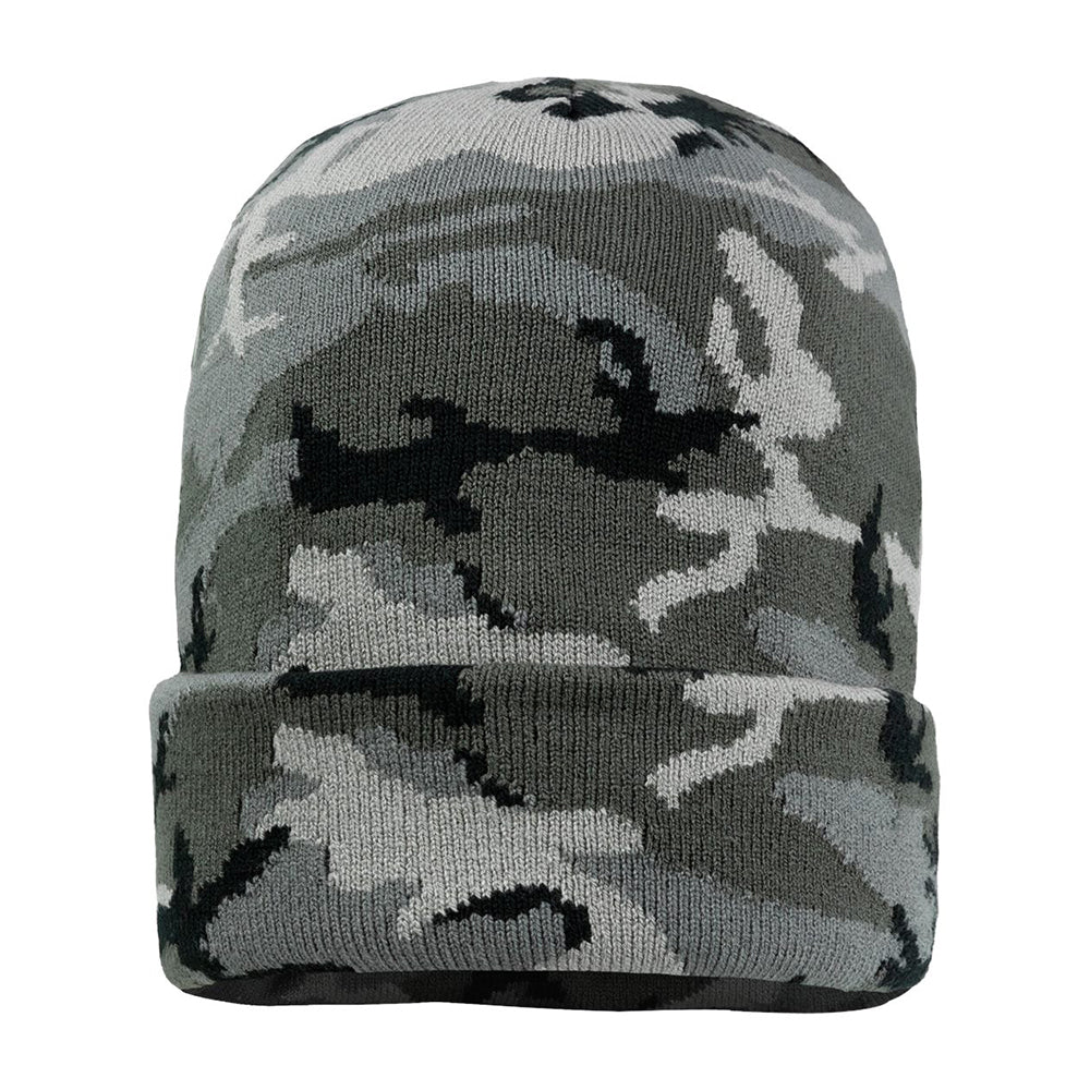 Embroidered Cuff Beanie