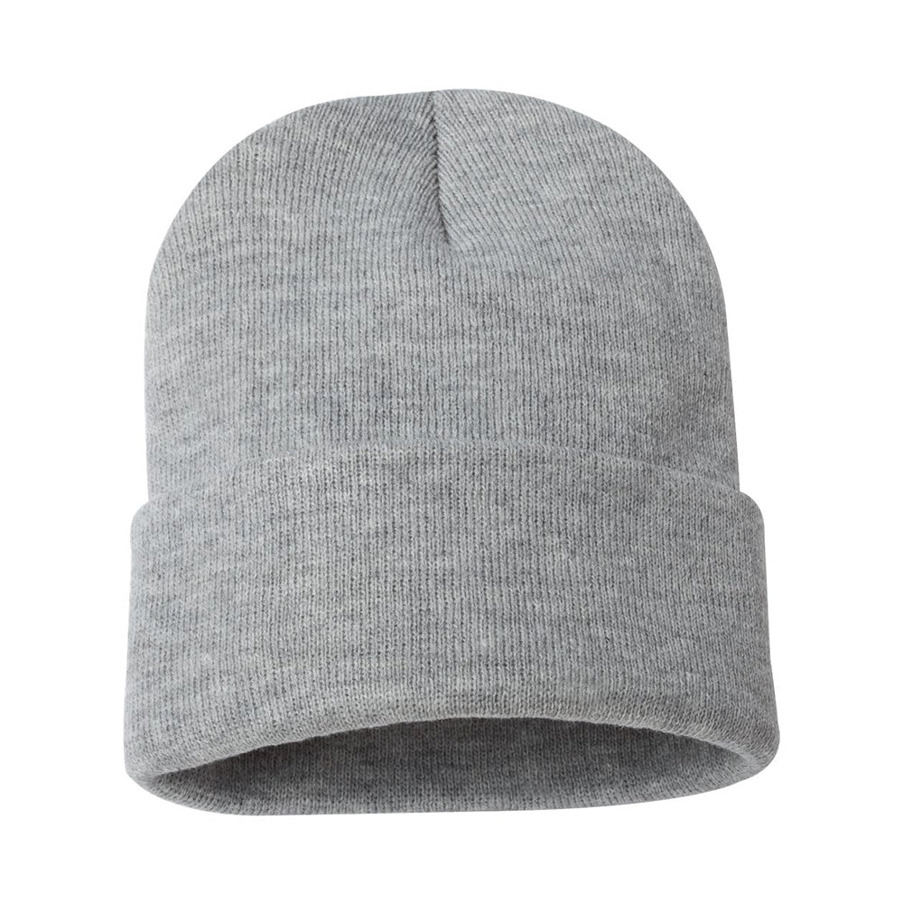 Embroidered Cuff Beanie