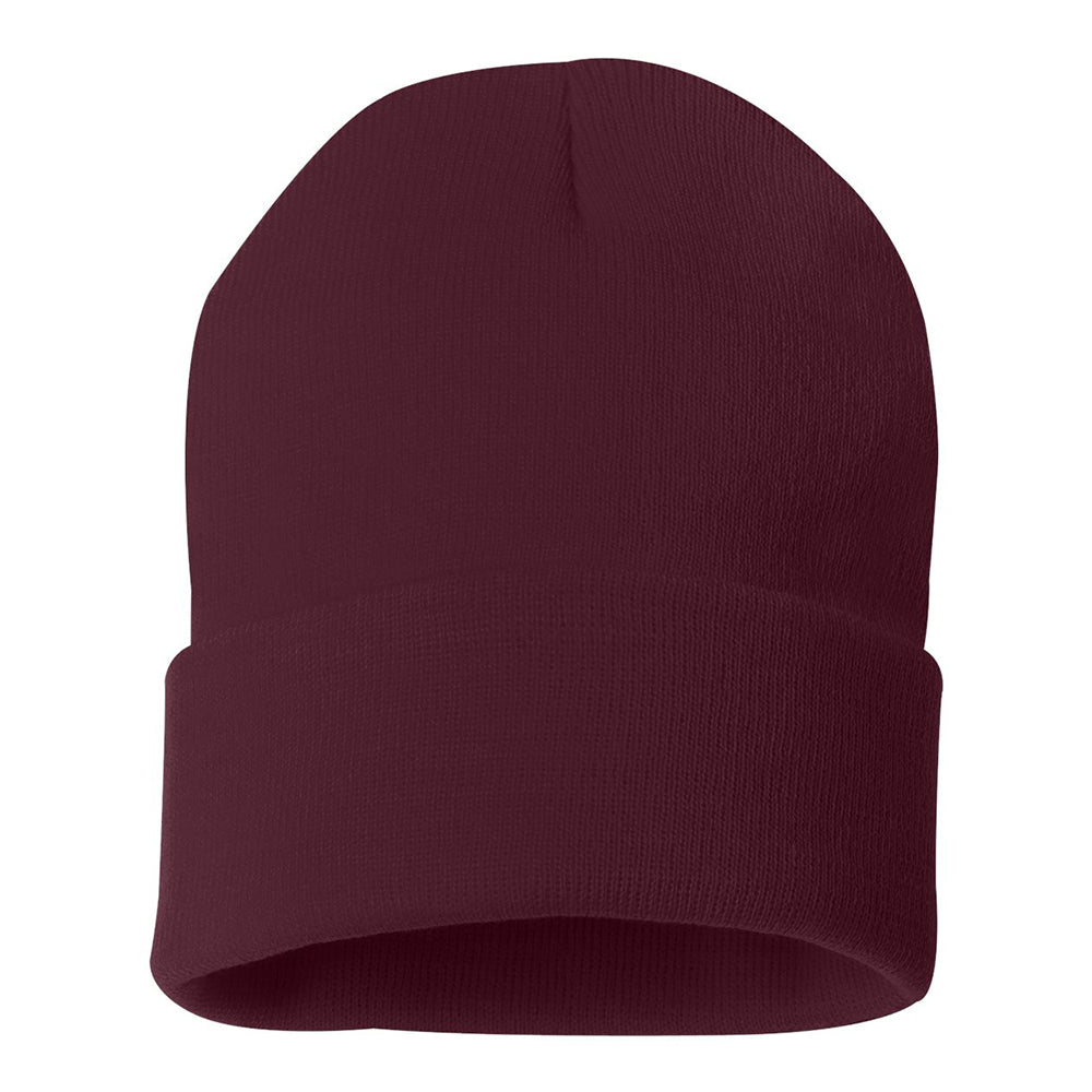 Embroidered Cuff Beanie