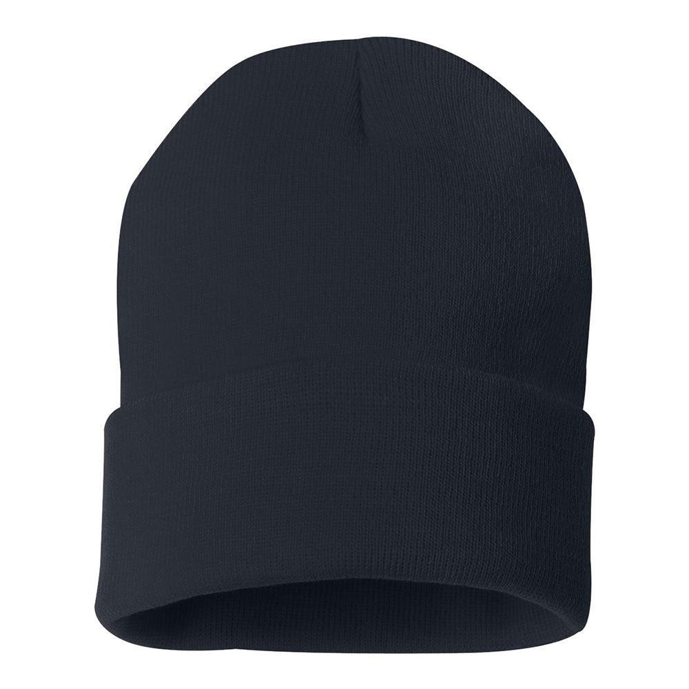 Embroidered Cuff Beanie
