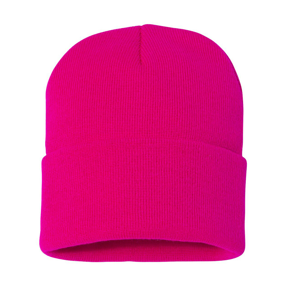 Embroidered Cuff Beanie