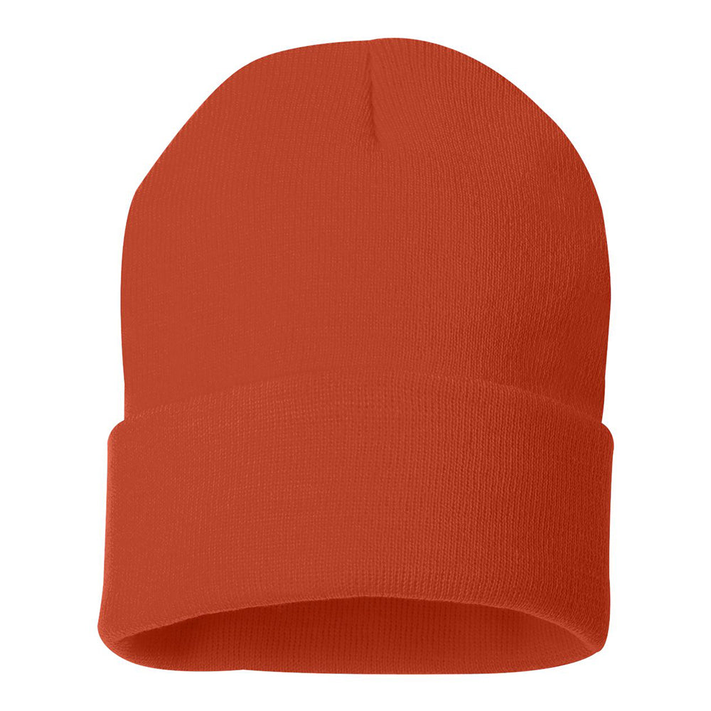 Embroidered Cuff Beanie