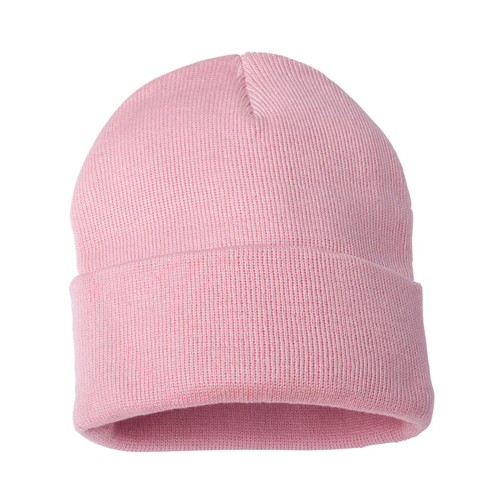 Embroidered Cuff Beanie