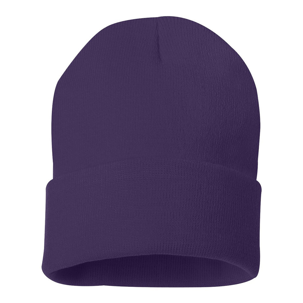 Embroidered Cuff Beanie