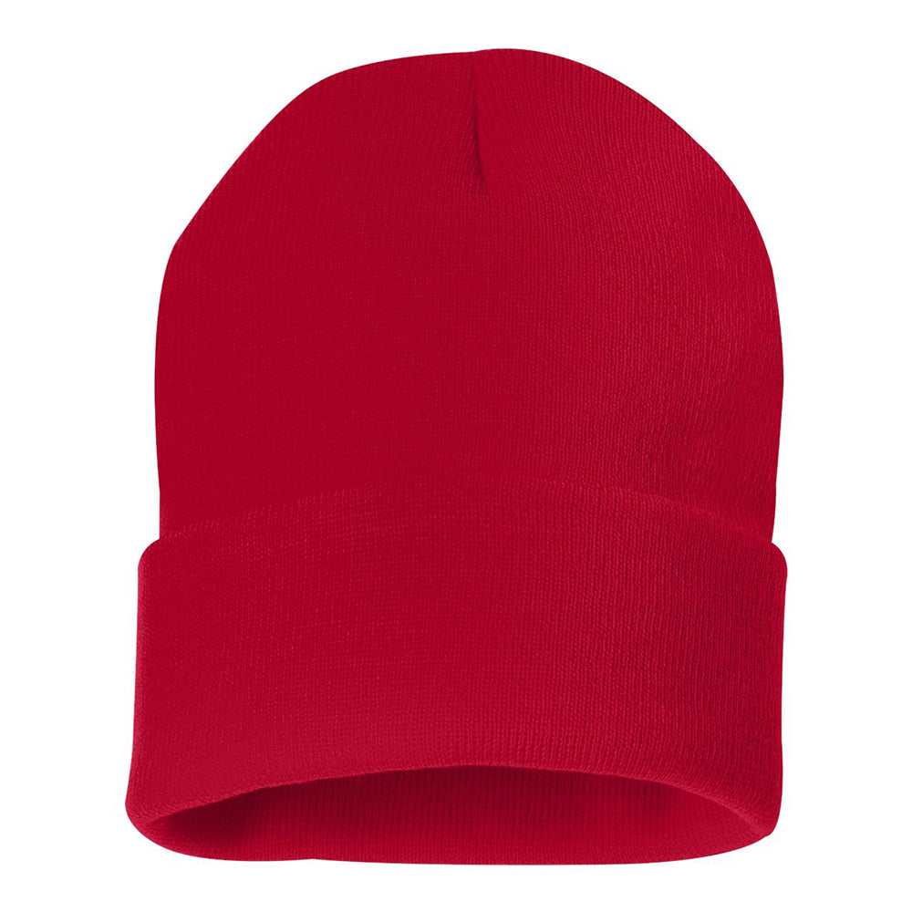 Embroidered Cuff Beanie