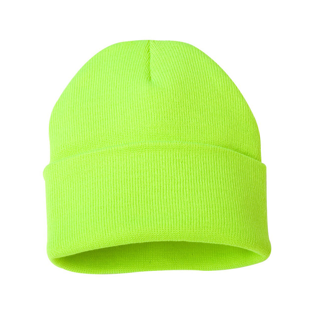 Embroidered Cuff Beanie