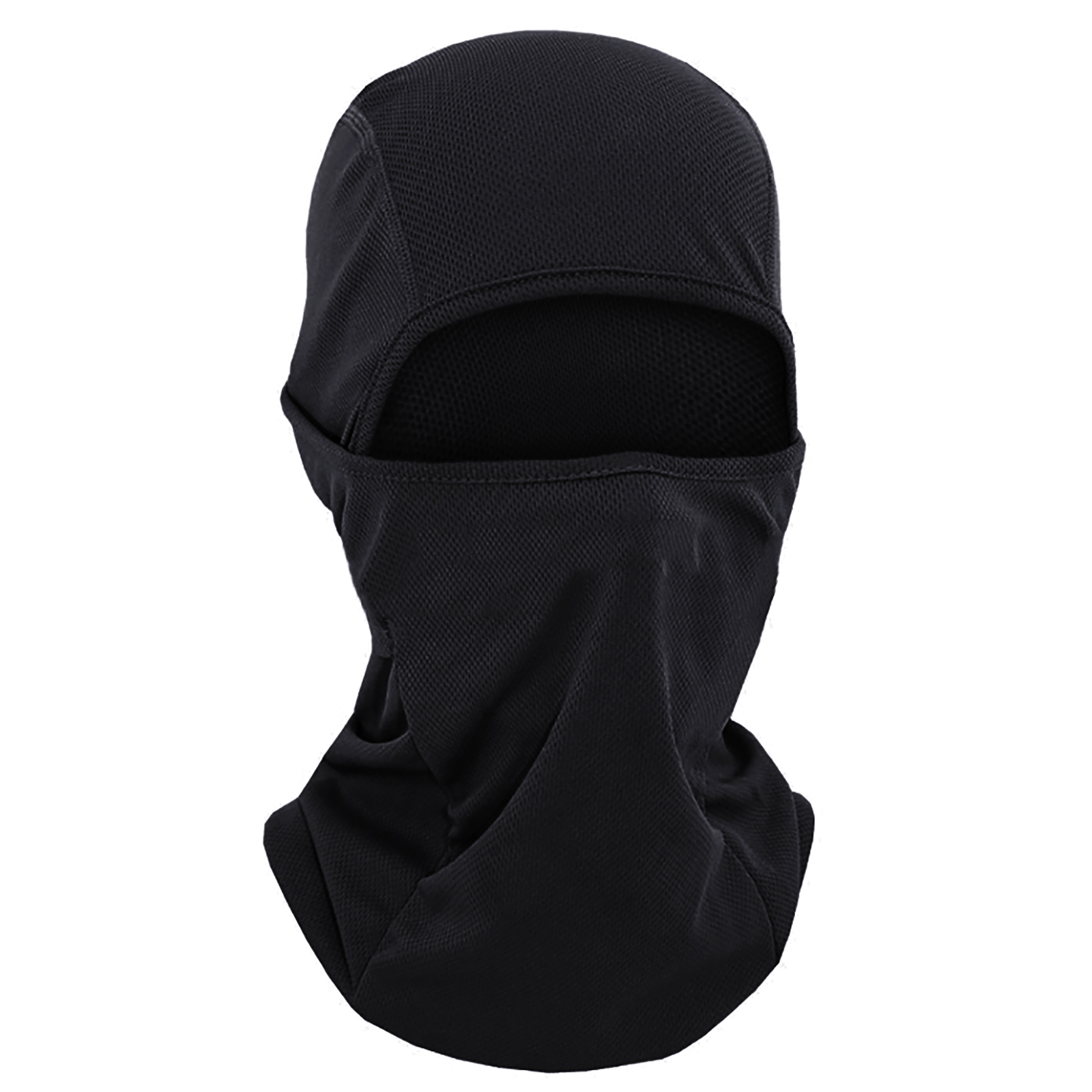 Black balaclava on a white background