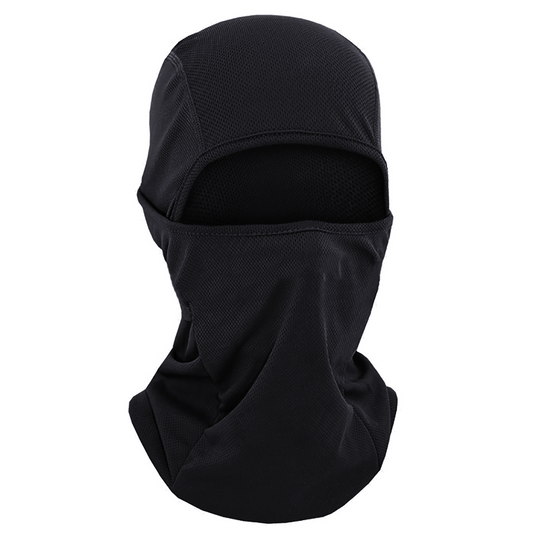Black balaclava on a white background