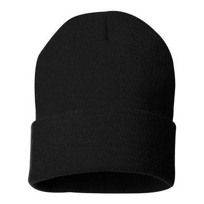 Embroidered Cuff Beanie
