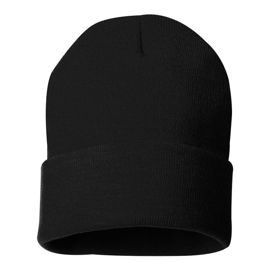 Embroidered Cuff Beanie