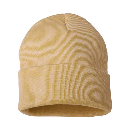 Embroidered Cuff Beanie