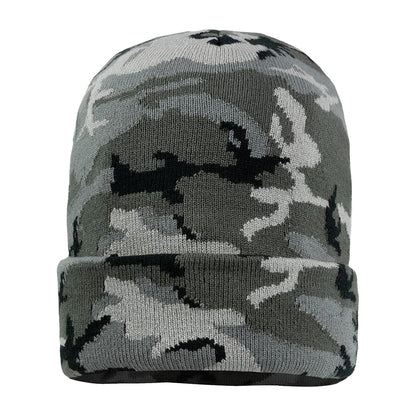 Embroidered Cuff Beanie